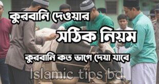 কুরবানী দেওয়ার নিয়ম ও পদ্ধতি